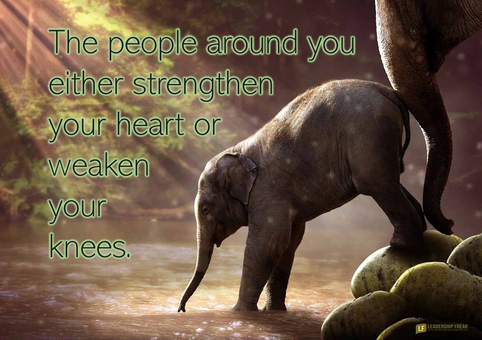 the-people-around-you-either-strengthen-your-heart-or-weaken-your-knees